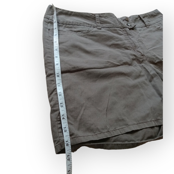 Mountain Equipment Coop MEC women brown khaki shorts sizec16 - Picture 7 of 7